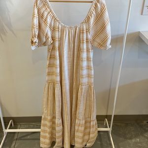 SPELL lady palm gown in toffee